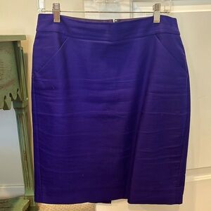 Purple J.Crew The Pencil Skirt